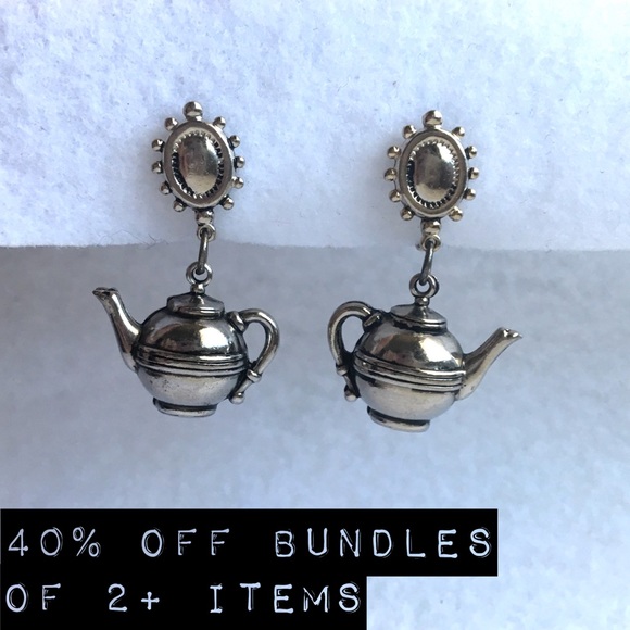 Jewelry - Vintage Teapot Earrings
